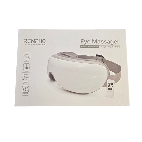 New Renpho Heated Eyeris Eye Mask Massager with Bluetooth RF-EM001R - Picture 8 of 9